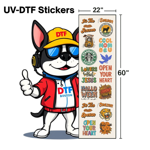 Upload Premade UV DTF Stickers - Gang Sheet
