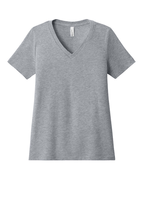 Bella+Canvas - Women’s Relaxed Jersey CVC V-Neck Tee