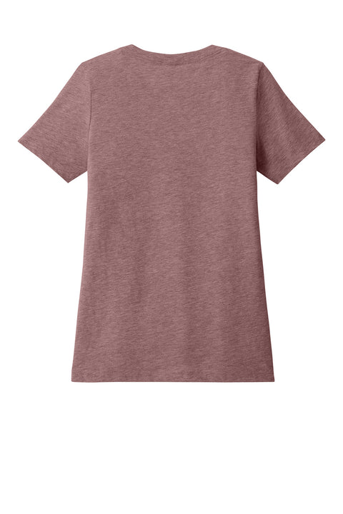 Bella+Canvas - Women’s Relaxed Jersey CVC V-Neck Tee