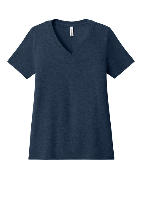 Bella+Canvas - Women’s Relaxed Jersey CVC V-Neck Tee