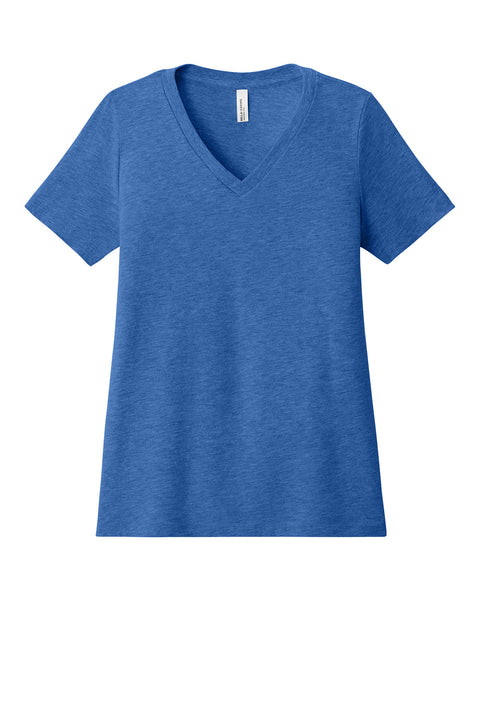 Bella+Canvas - Women’s Relaxed Jersey CVC V-Neck Tee