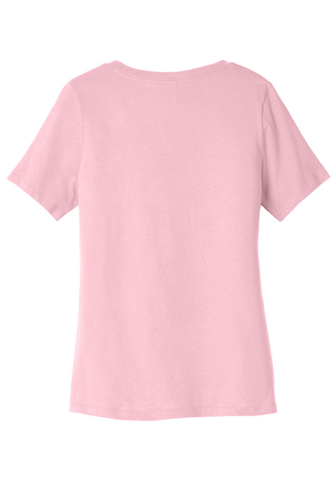 Bella+Canvas - Women’s Relaxed Jersey CVC V-Neck Tee