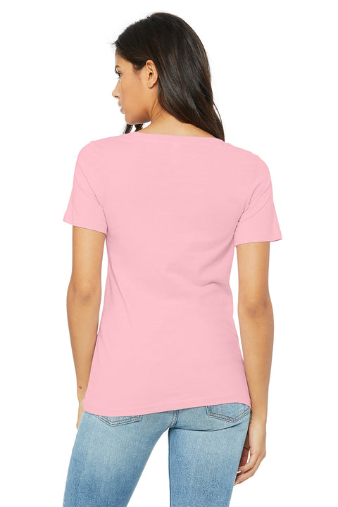 Bella+Canvas - Women’s Relaxed Jersey CVC V-Neck Tee