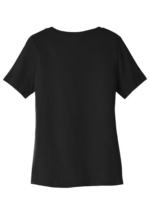 Bella+Canvas - Women’s Relaxed Jersey CVC V-Neck Tee