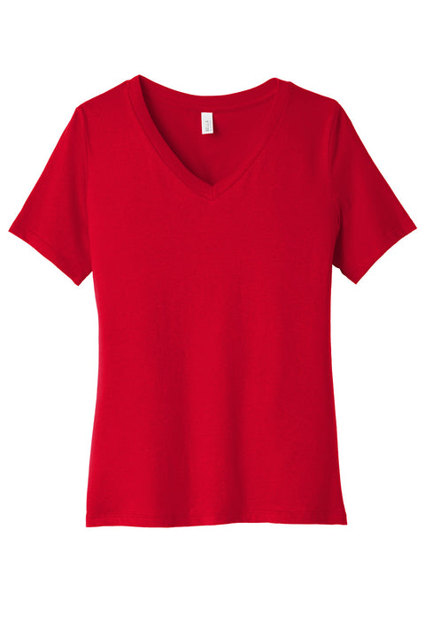 Bella+Canvas - Women’s Relaxed Jersey CVC V-Neck Tee