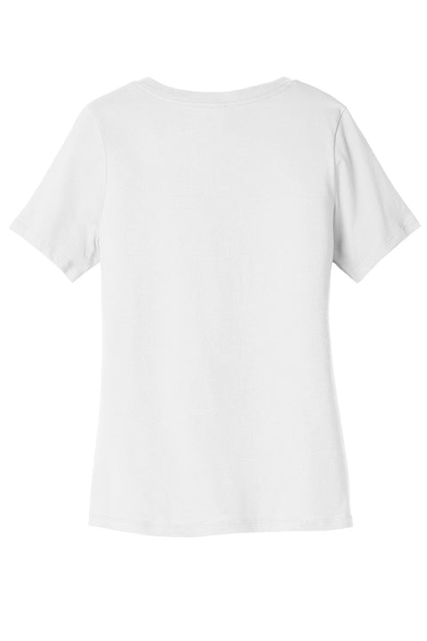 Bella+Canvas - Women’s Relaxed Jersey CVC V-Neck Tee