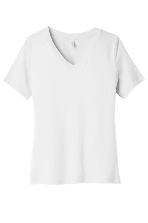 Bella+Canvas - Women’s Relaxed Jersey CVC V-Neck Tee