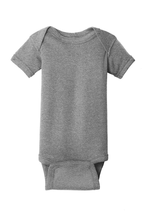 Rabbit Skins - Infant Short Sleeve Baby Rib Bodysuit