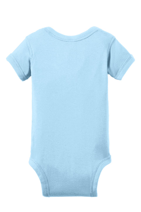 Rabbit Skins - Infant Short Sleeve Baby Rib Bodysuit
