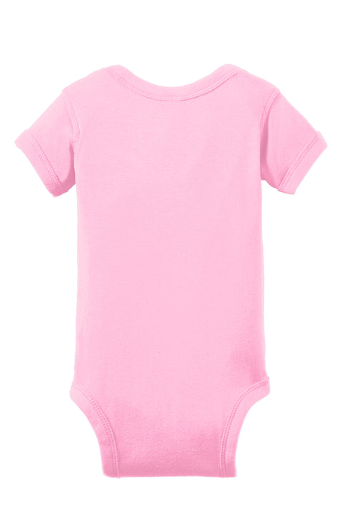 Rabbit Skins - Infant Short Sleeve Baby Rib Bodysuit