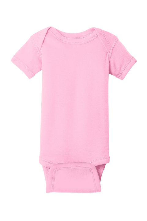 Rabbit Skins - Infant Short Sleeve Baby Rib Bodysuit